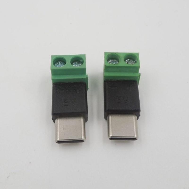 Electronics And Gadgets With C - نوع C ذكر إلى 2Pin 5V