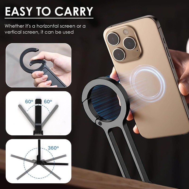 Auto Tracking Tripod - حامل ثلاثي القوائم قابل للطي للهاتف