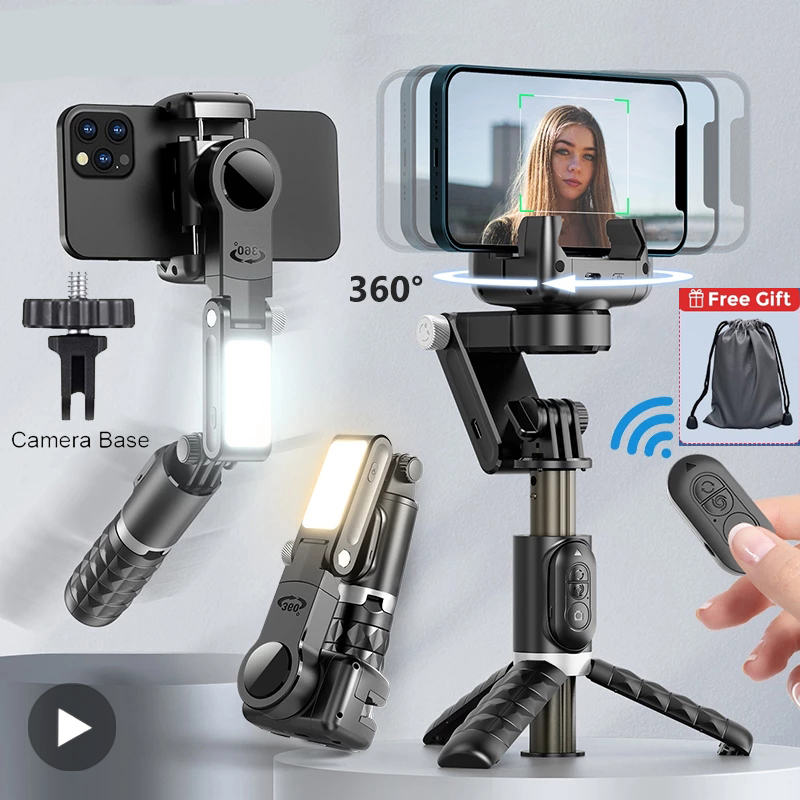 Auto Tracking Tripod - Selfie Stick Phone Gimbal Stabilizer For