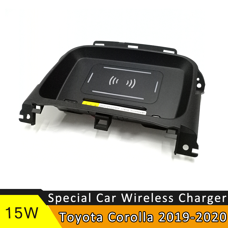 Wireless Phone Charger Pad - شاحن سيارة لاسلكي 15 واط لتويوتا