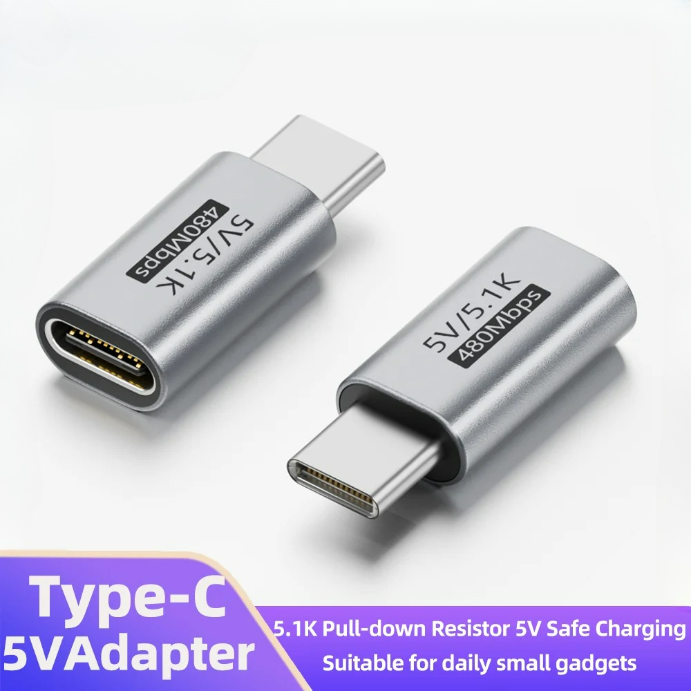 Electronics And Gadgets With C - محول شحن USB-C 5.1K مع حماية