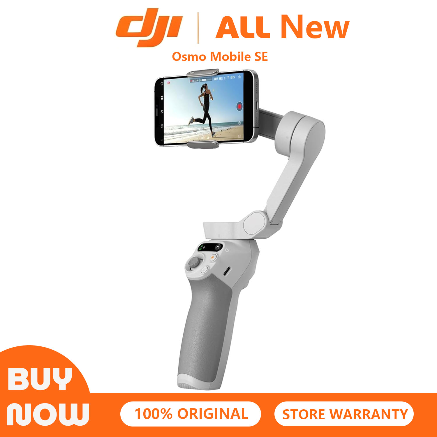 Auto Tracking Tripod - جهاز DJI Osmo Mobile SE الجديد