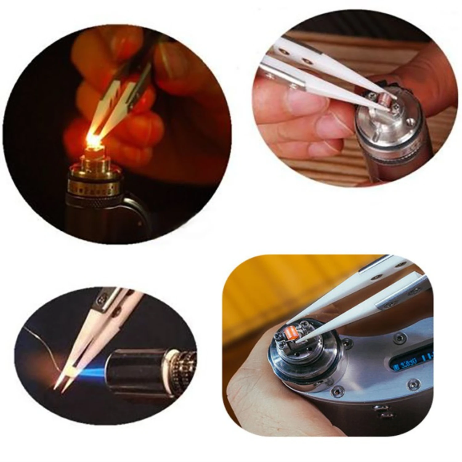 ملقط من الفولاذ المقاوم للصدأ  - مراجعة Electronics Stuff وسعره