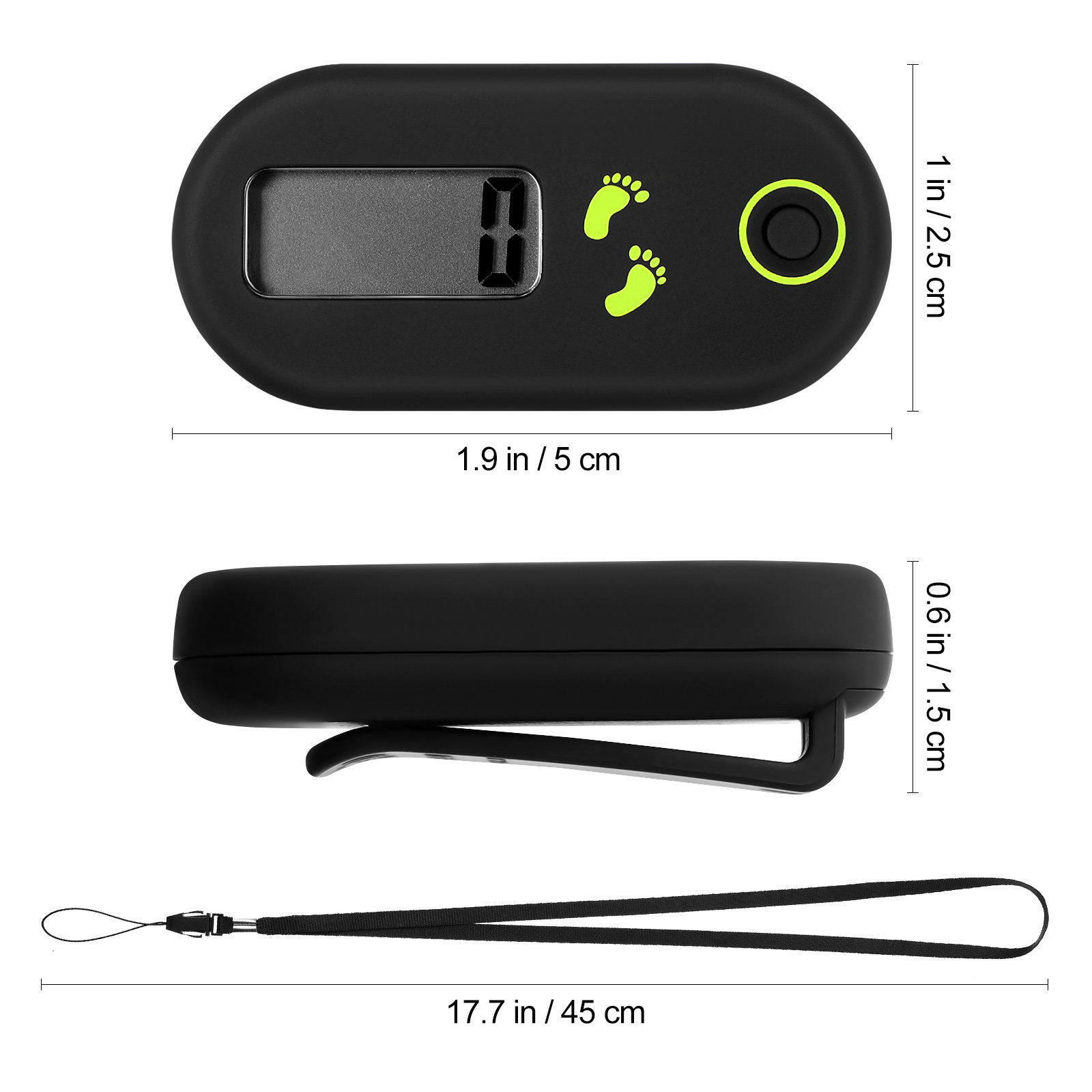 عداد خطوات إلكتروني محمول، عدا - مراجعة Electronics Gadgets For Home وسعره