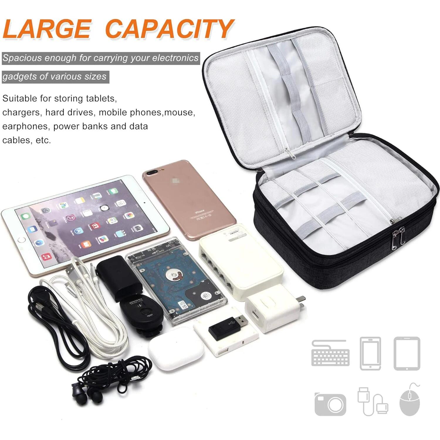 حقيبة التخزين الرقمية المحمولة - مراجعة Electronics Gadgets And Accessories وسعره