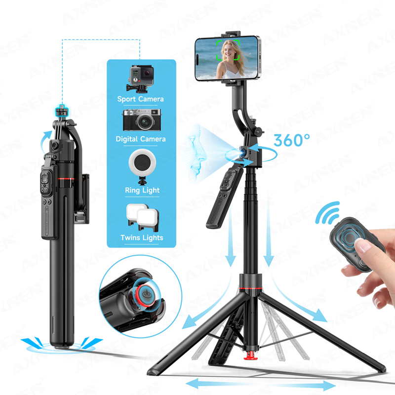 عصا سيلفي قابلة للتمديد بطول 6 - مراجعة Auto Tracking Tripod وسعره