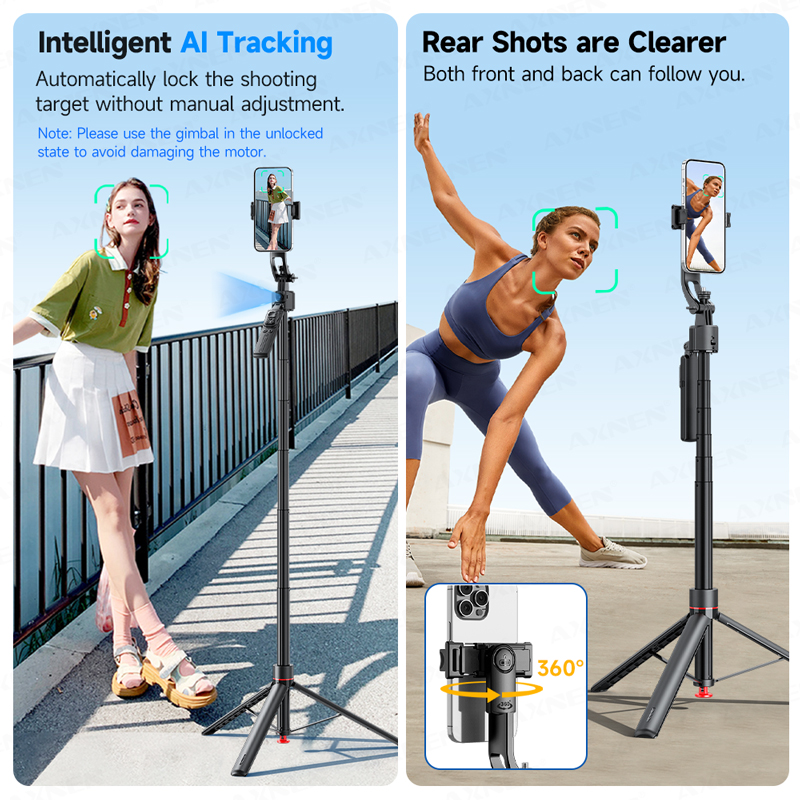 عصا سيلفي قابلة للتمديد بطول 6 - مراجعة Auto Tracking Tripod وسعره