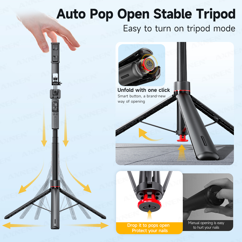 عصا سيلفي قابلة للتمديد بطول 6 - مراجعة Auto Tracking Tripod وسعره