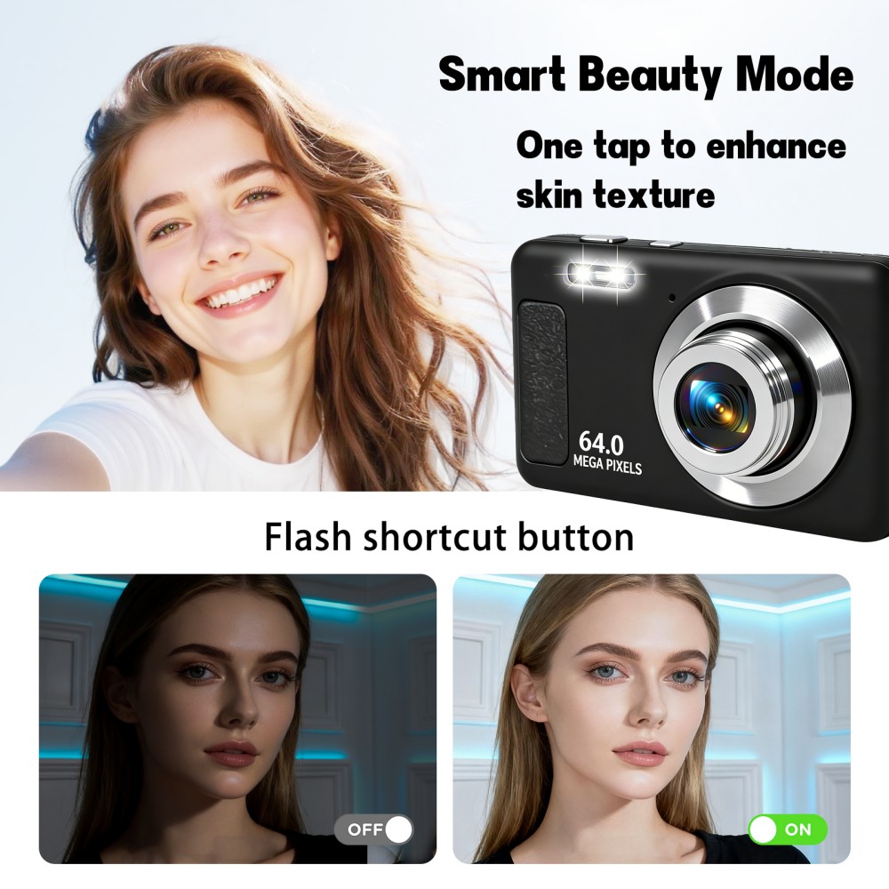 كاميرا رقمية محمولة بدقة 4K فا - مراجعة Electronics Gadgets For Home وسعره