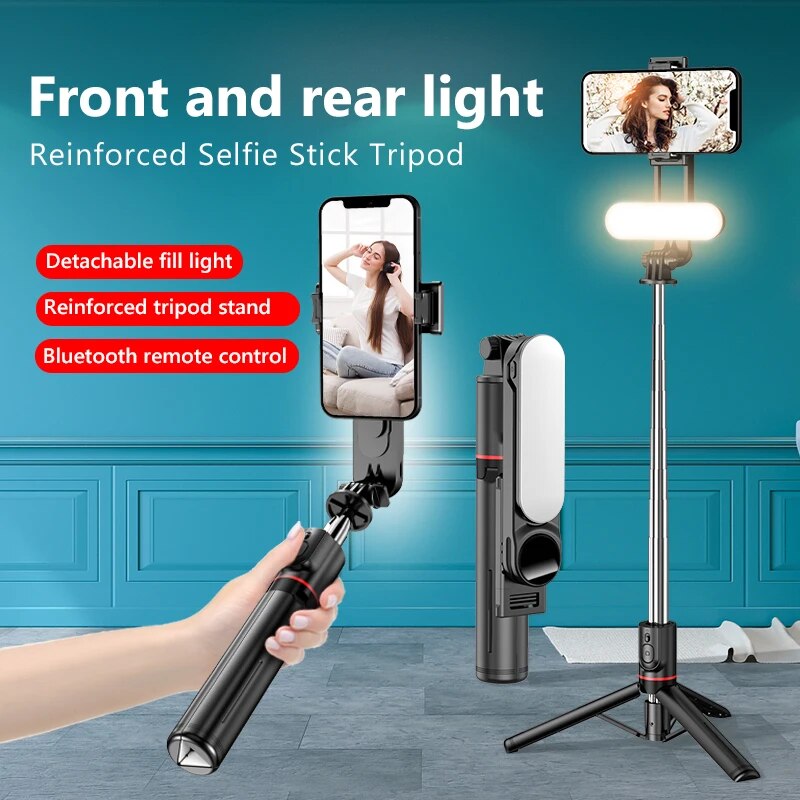 عصا سيلفي محمولة صغيرة قابلة ل - مراجعة Auto Tracking Tripod وسعره