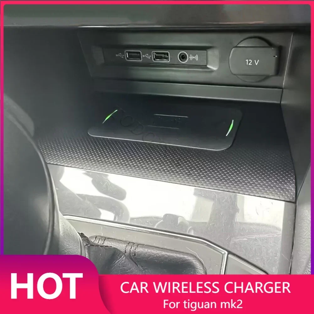 شاحن لاسلكي للسيارة لفولكس واج - مراجعة Wireless Phone Charger Pad وسعره