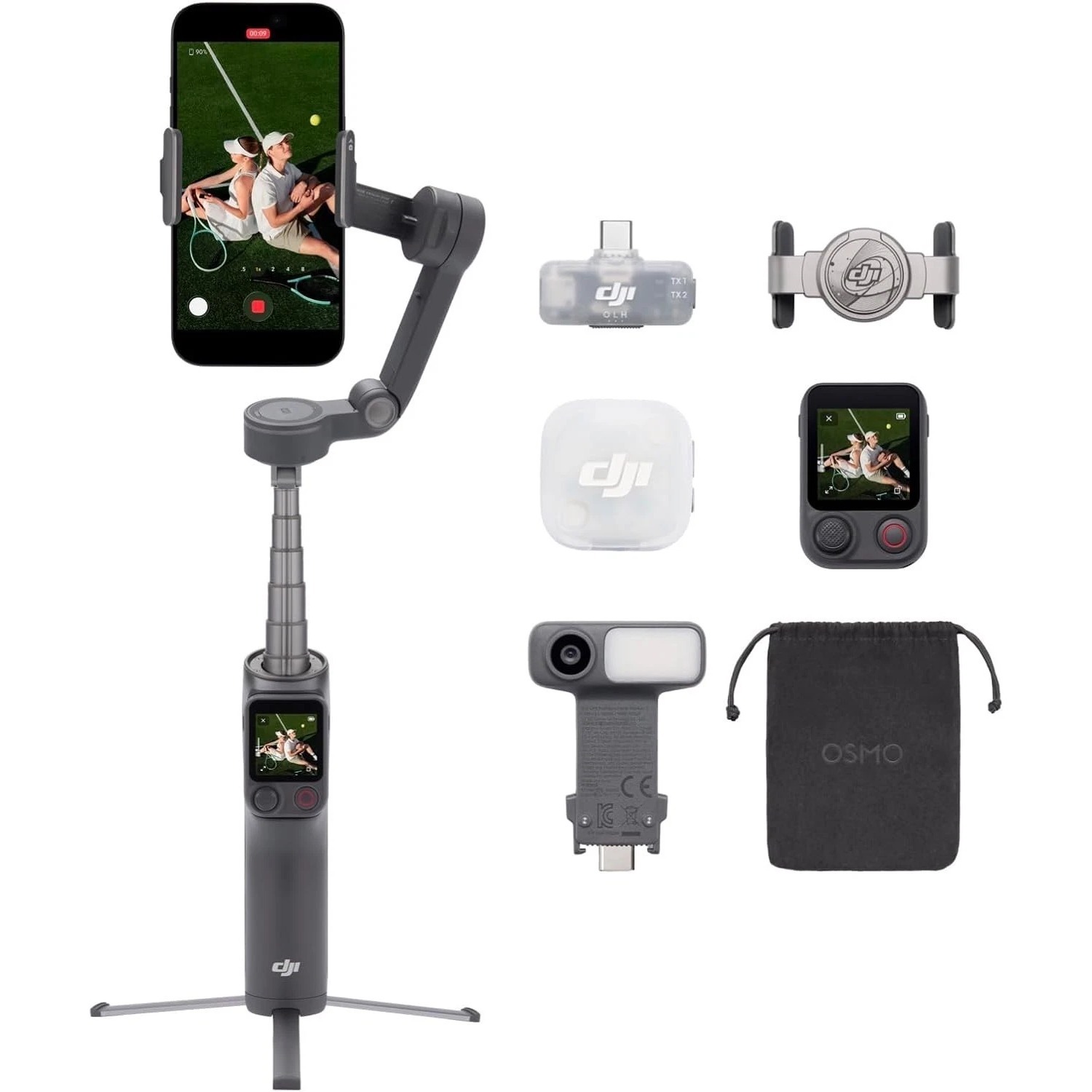 DJI Osmo Mobile 8P Creator Com - مراجعة Auto Tracking Tripod وسعره