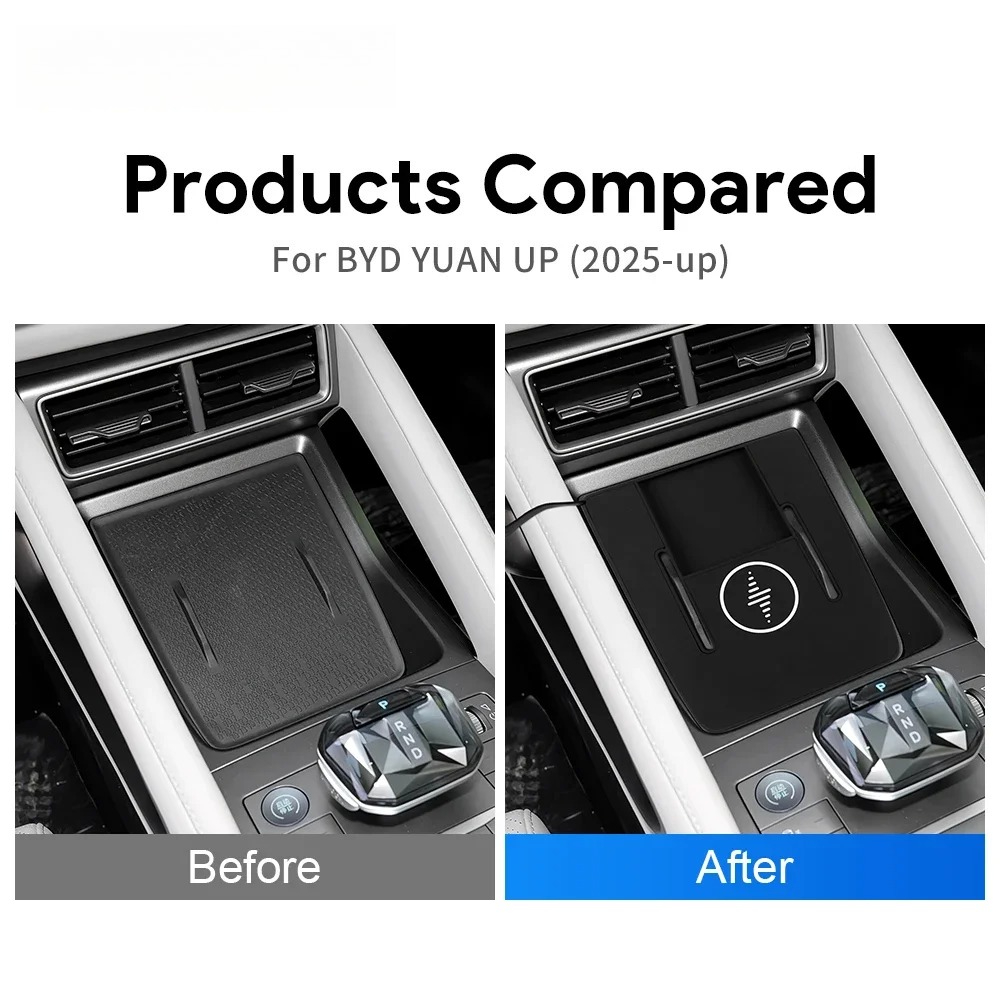 شاحن لاسلكي للسيارة لـ BYD Yua - مراجعة Wireless Phone Charger Pad وسعره