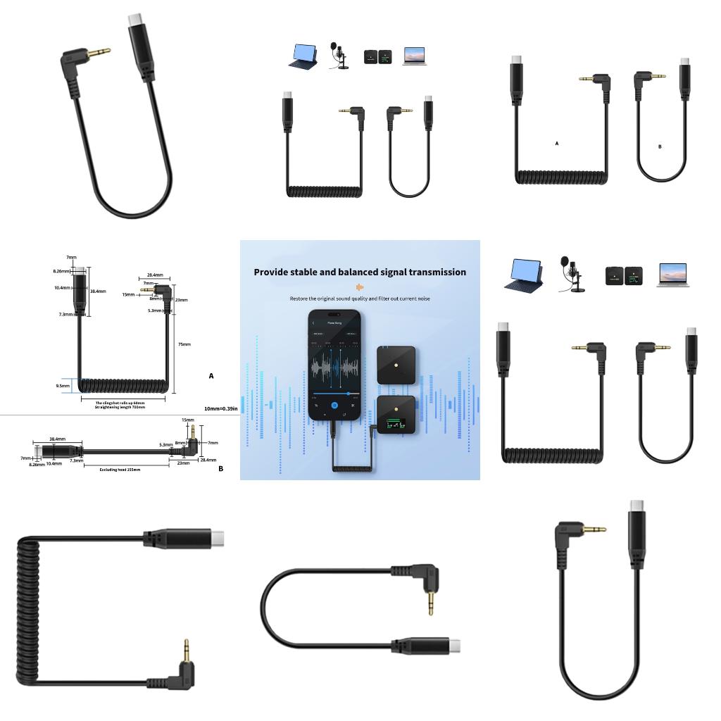 بزاوية 3.5 ملم إلى سلك USB من  - مراجعة Electronics And Gadgets With C وسعره