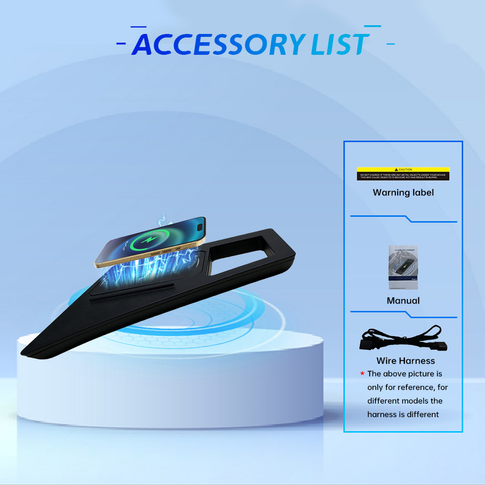 شاحن لاسلكي للسيارة بقوة 15 وا - مراجعة Wireless Phone Charger Pad وسعره