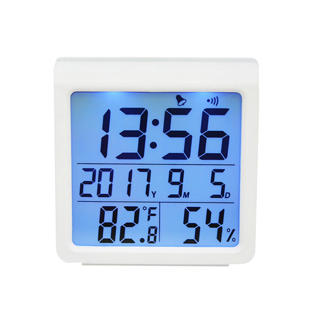 مقياس رطوبة رقمي منزلي بإضاءة  - مراجعة Digital Alarm Clock وسعره