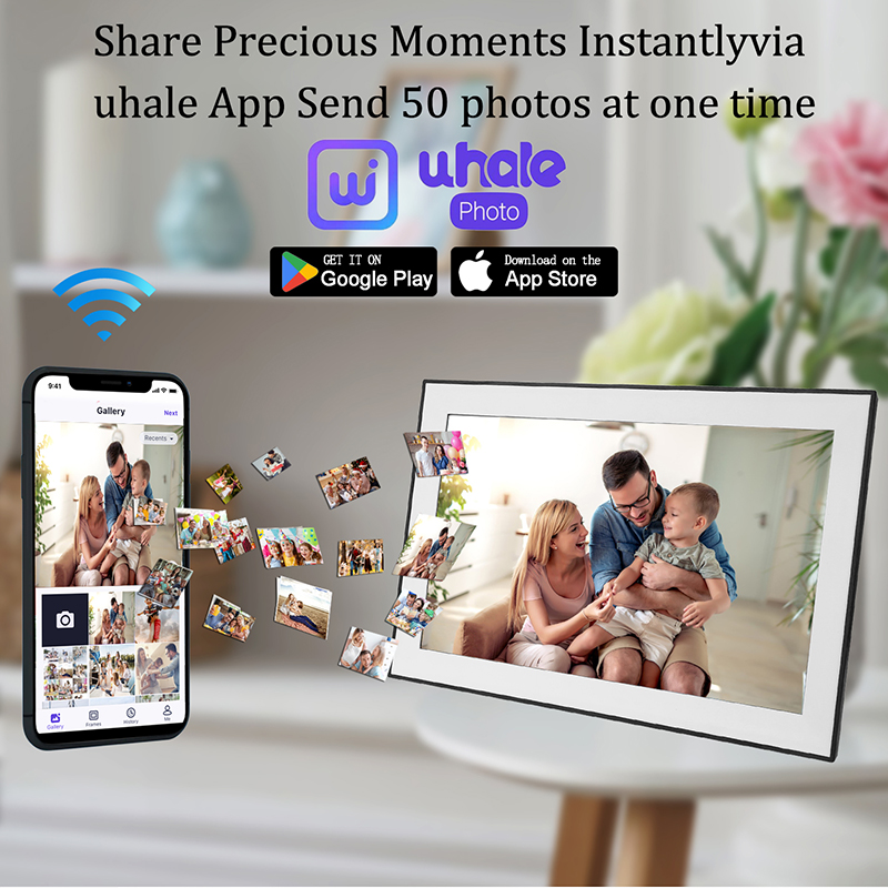 إطار صور رقمي 15.6 بوصة مدمج ب - مراجعة Digital Photo Frame Wifi وسعره