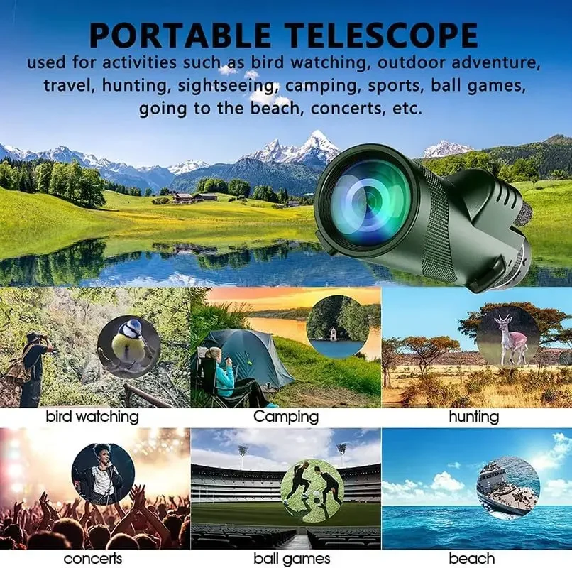 منظار أحادي العين عالي الدقة 8 - مراجعة Auto Tracking Tripod وسعره
