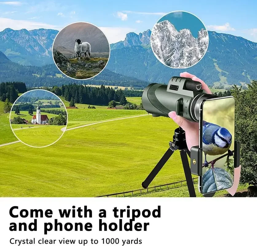 منظار أحادي العين عالي الدقة 8 - مراجعة Auto Tracking Tripod وسعره