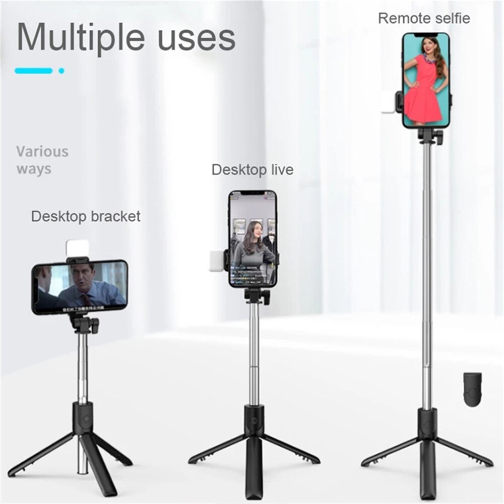 عصا سيلفي بلوتوث قابلة للسحب ت - مراجعة Auto Tracking Tripod وسعره
