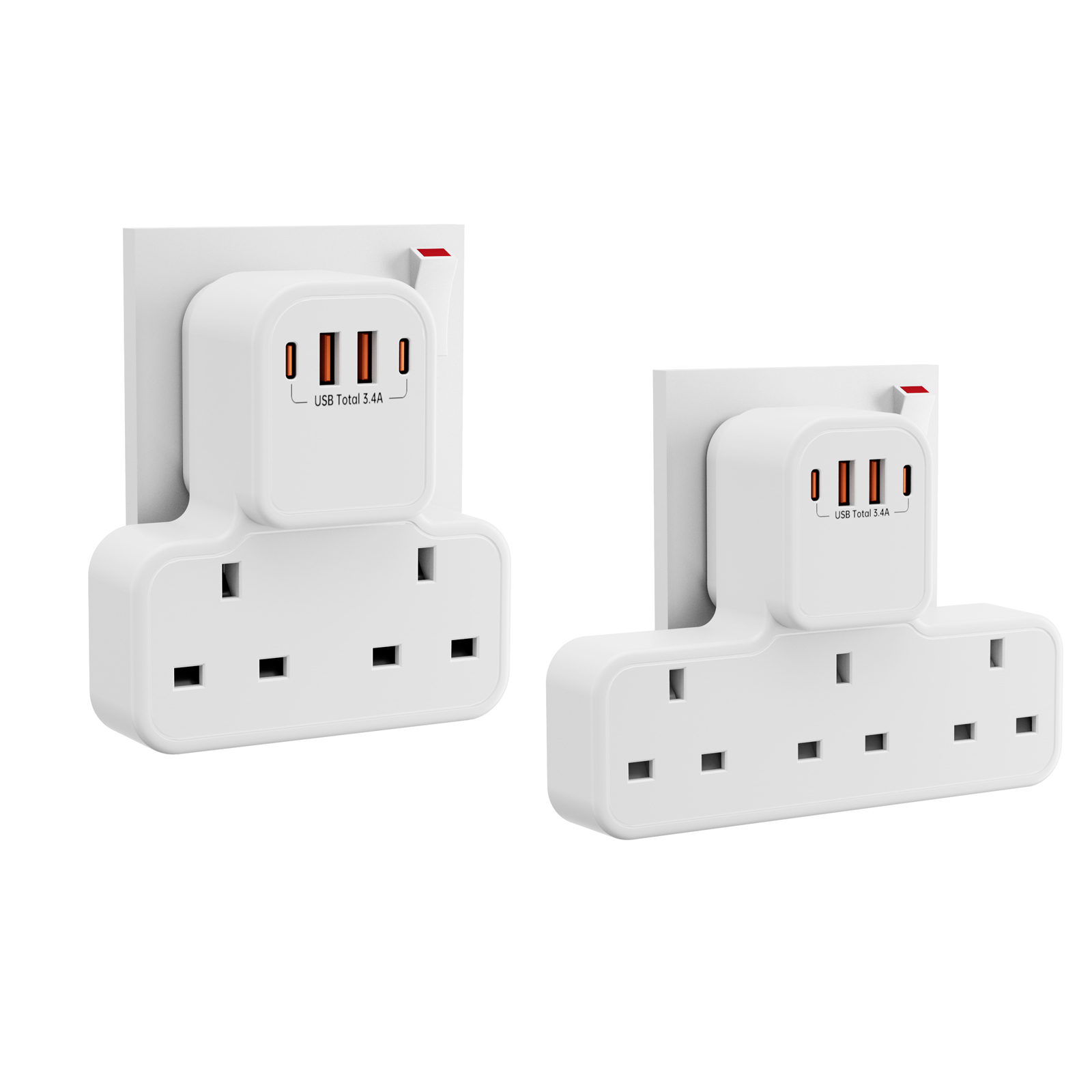 محول متعدد المقابس لموصل الحائ - مراجعة Electronics Gadgets For Home وسعره