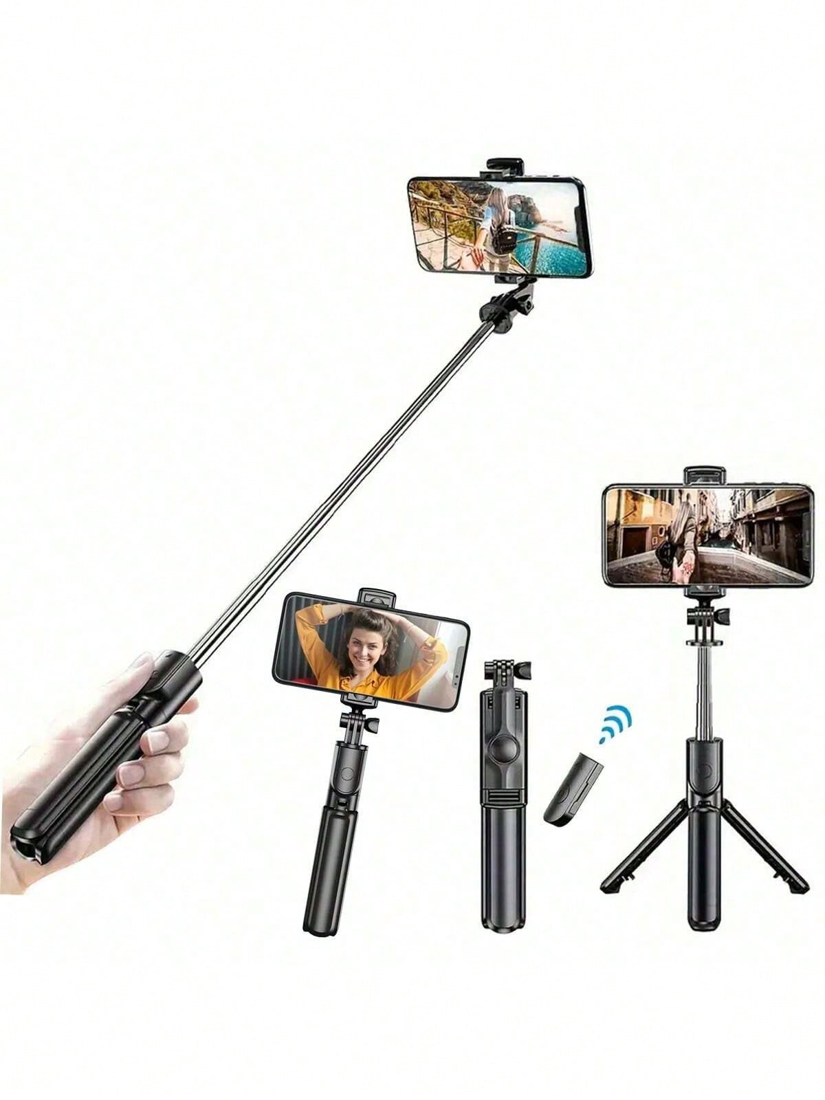 1 قطعة عصا سيلفي لاسلكية مع حا - مراجعة Auto Tracking Tripod وسعره