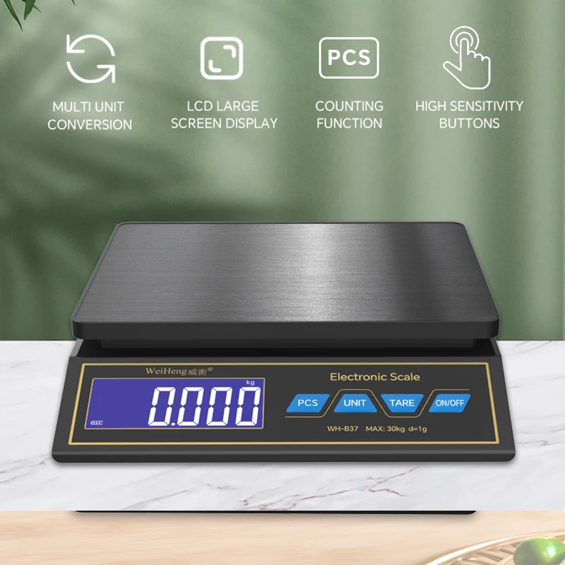 LCD ميزان المطبخ الرقمي 30 كجم - مراجعة Electronics Stuff وسعره