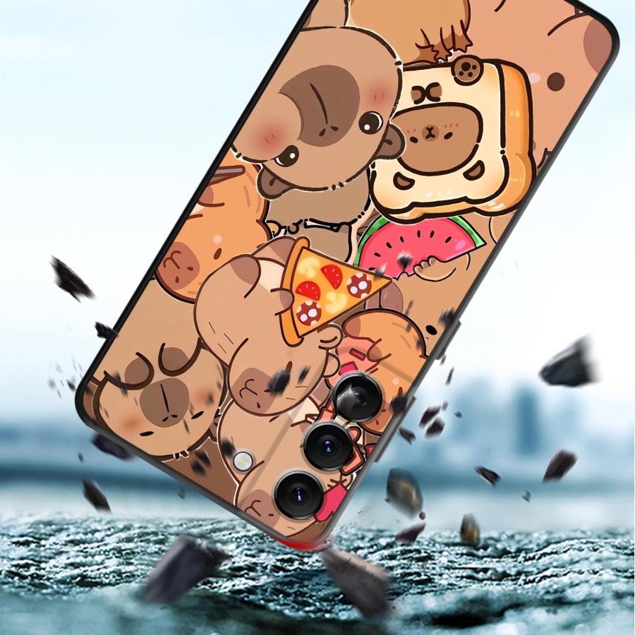 غطاء هاتف ملون بتصميم الكابيبا - مراجعة Samsung Galaxy A55 وسعره